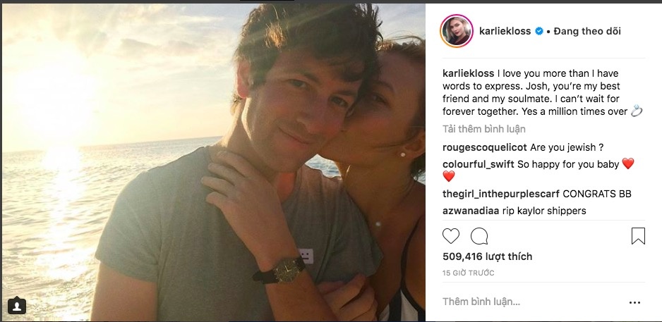 karlie kloss đính hôn ảnh 1 karlie kloss dinh hon anh 1