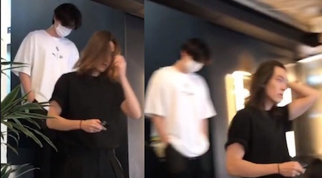 Kim Woo Bin gay go, toc dai cham vai khi xuat hien cung Lee Jong Suk hinh anh