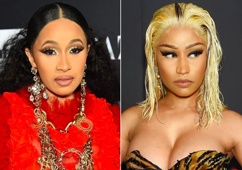 Nicki Minaj va Cardi B danh nhau giua su kien thoi trang hinh anh