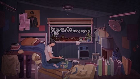 MV Lyric Do em biet anh dang nghi gi - Den, JustaTee, Bien hinh anh