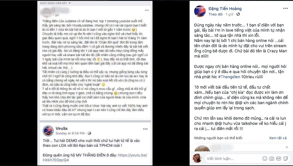 tác giả bài thằng điên bức xúc vì bị tố đạo nhái ảnh 1 tac gia bai thang dien buc xuc vi bi to dao nhai anh 1