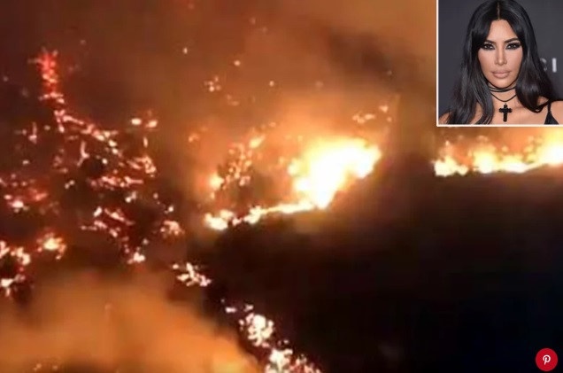 sao hollywood bị đe dọa1 vì cháy rừng ảnh 2 sao hollywood bi de doa1 vi chay rung anh 2