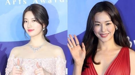 Suzy lan at 'Hoa hau Han dep nhat lich su' tren tham do hinh anh