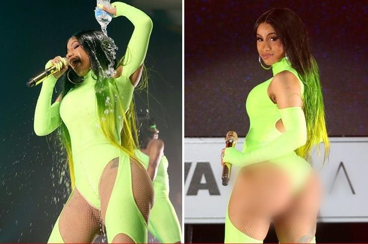 cardi b mặc phản cảm biểu diễn trên sân khấu ảnh 1 cardi b mac phan cam bieu dien tren san khau anh 1