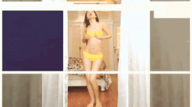 Hien Thuc mac bikini nhay goi cam, khoe than hinh nuot na o tuoi U40 hinh anh