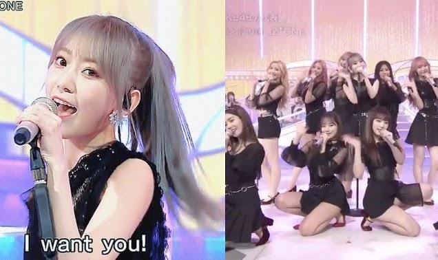 IZ*One hat 'Heavy Rotation' hinh anh