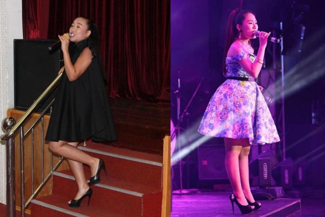 sao nu mang bau di giay cao got anh 7