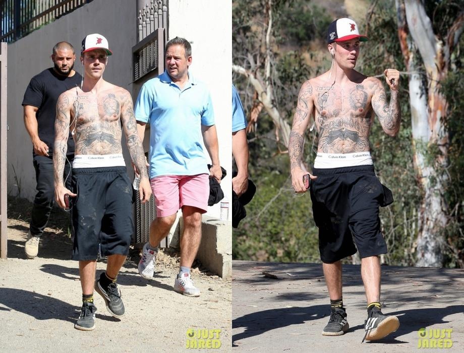 justin bieber khoe than hinh chuan anh 2