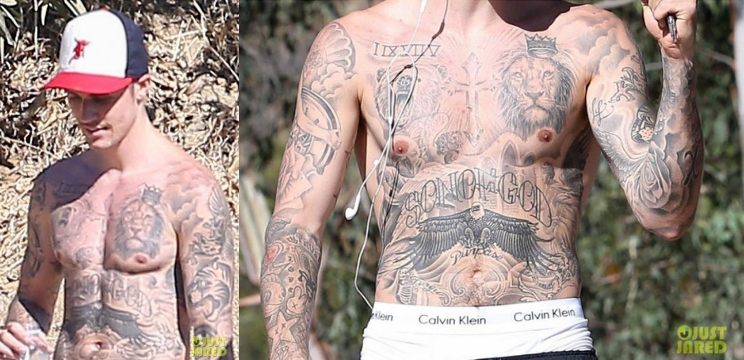 justin bieber khoe than hinh chuan anh 1