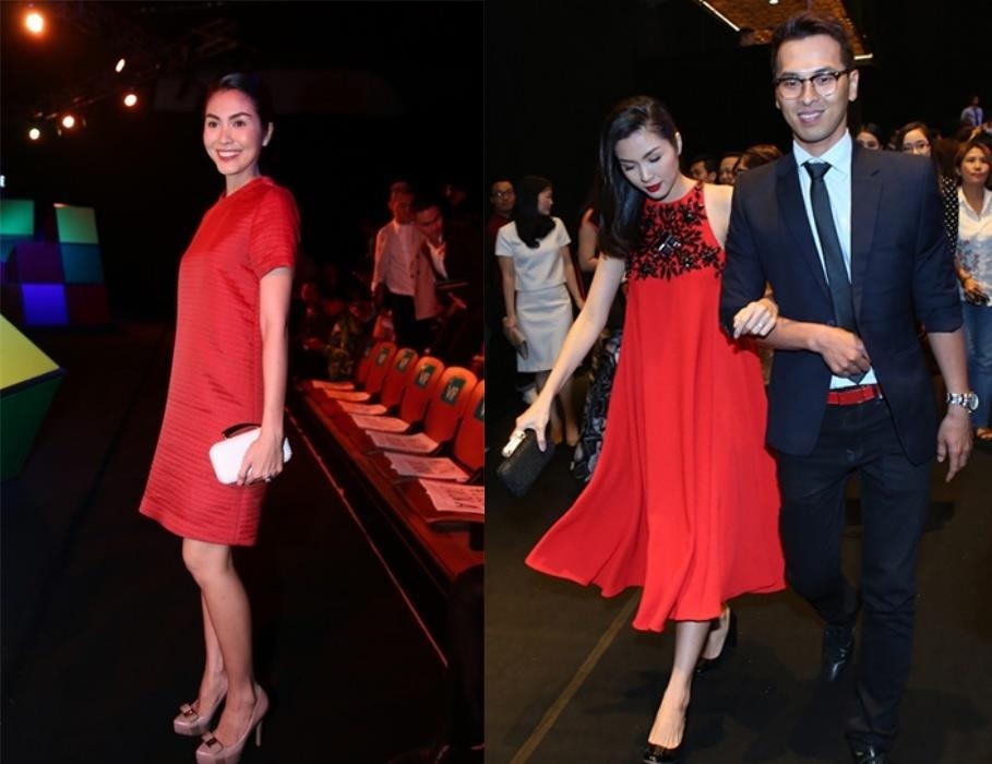 sao nu mang bau di giay cao got anh 4