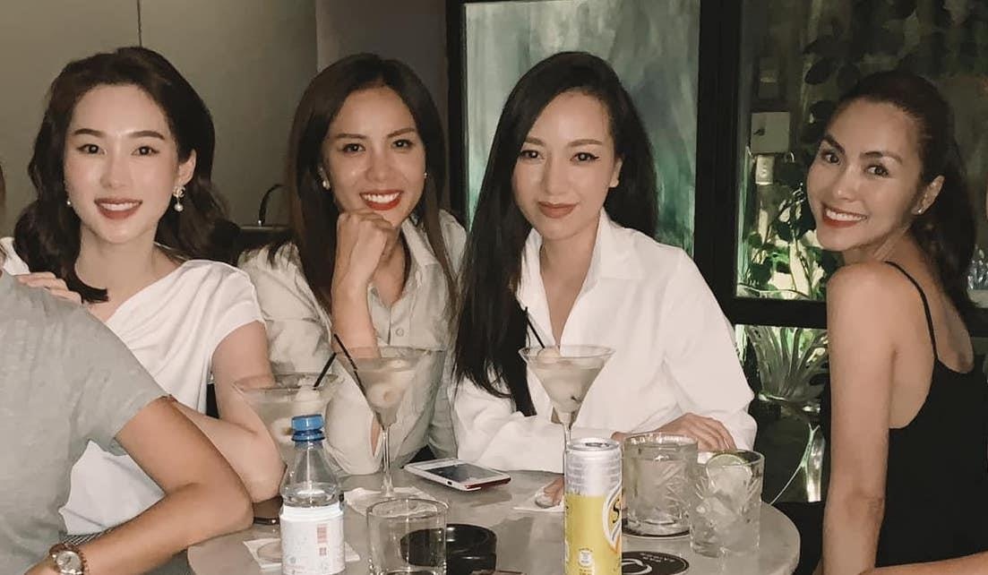 Tang Thanh Ha va Dang Thu Thao do sac trong buc anh chup nhom ban than hinh anh