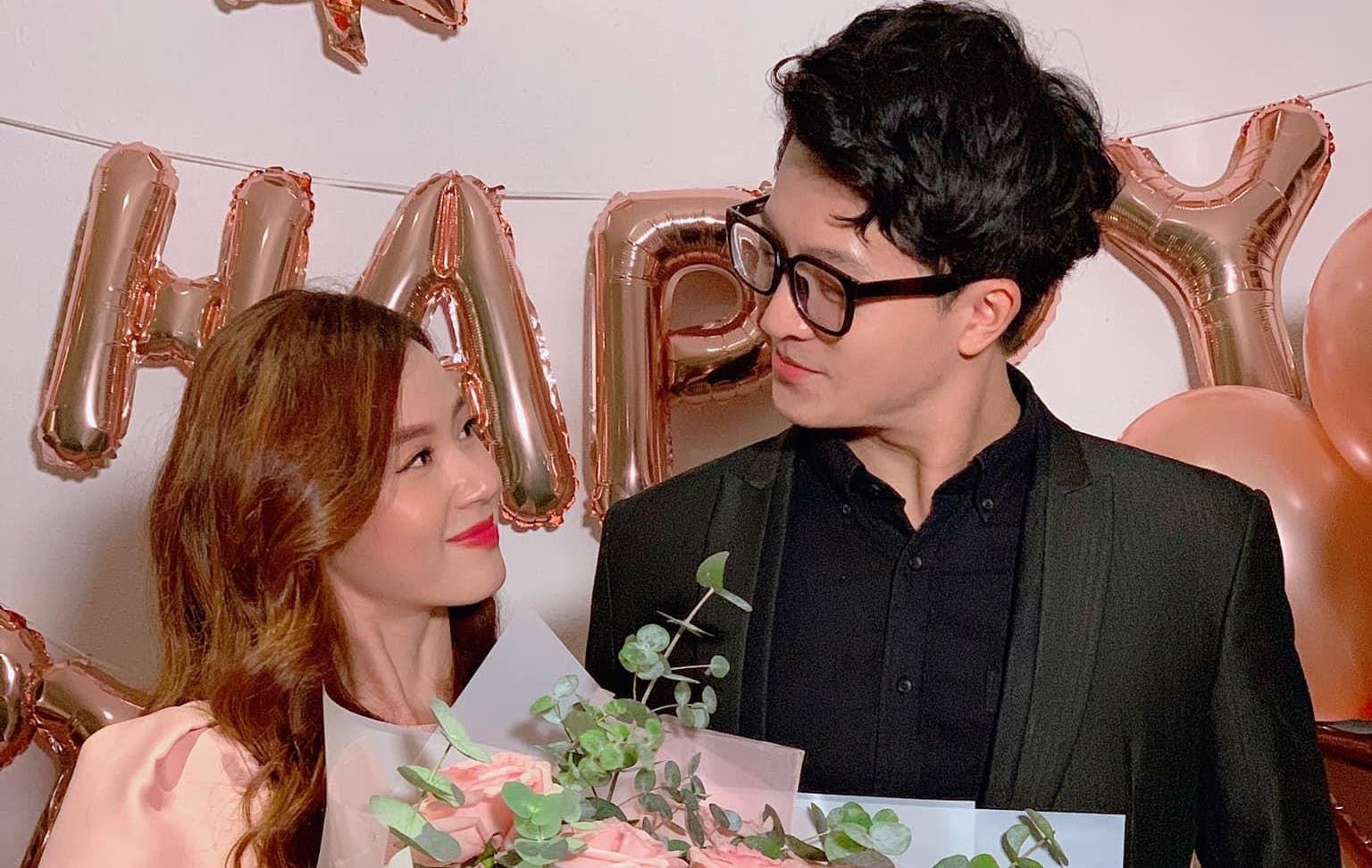 Midu mung sinh nhat 30 tuoi ben Harry Lu hinh anh