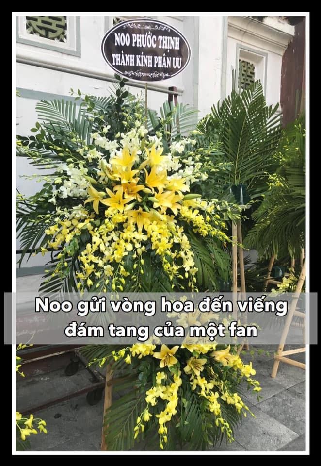 noo phước thịnh gửi hoa viếng fan qua đời ảnh 1 noo phuoc thinh gui hoa vieng fan qua doi anh 1