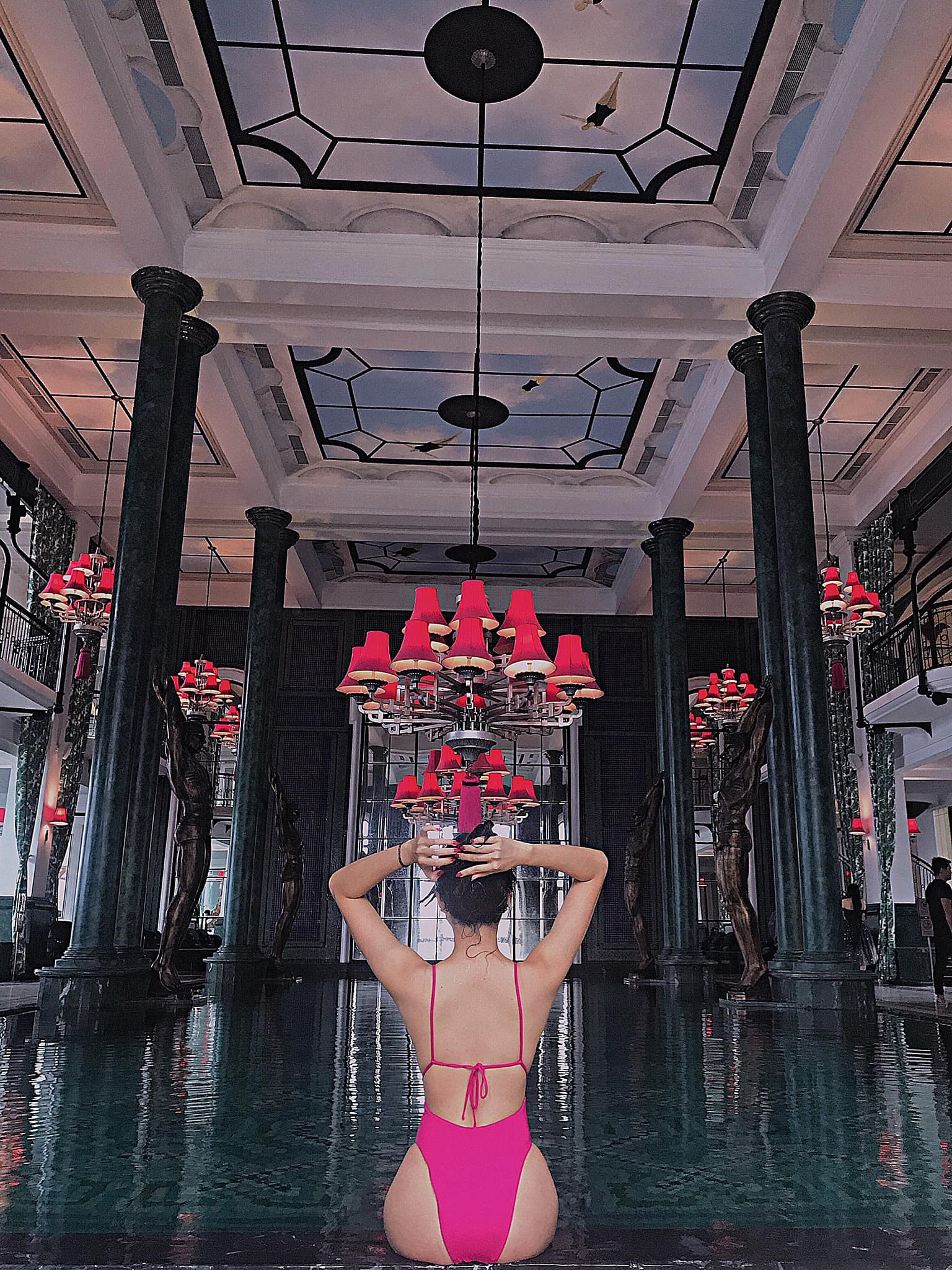 lệ hằng mặc bikini khoe dáng ảnh 1 le hang mac bikini khoe dang anh 1