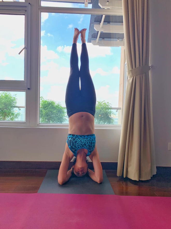 phuong mai tap yoga di catwalk sat ngay sinh anh 7