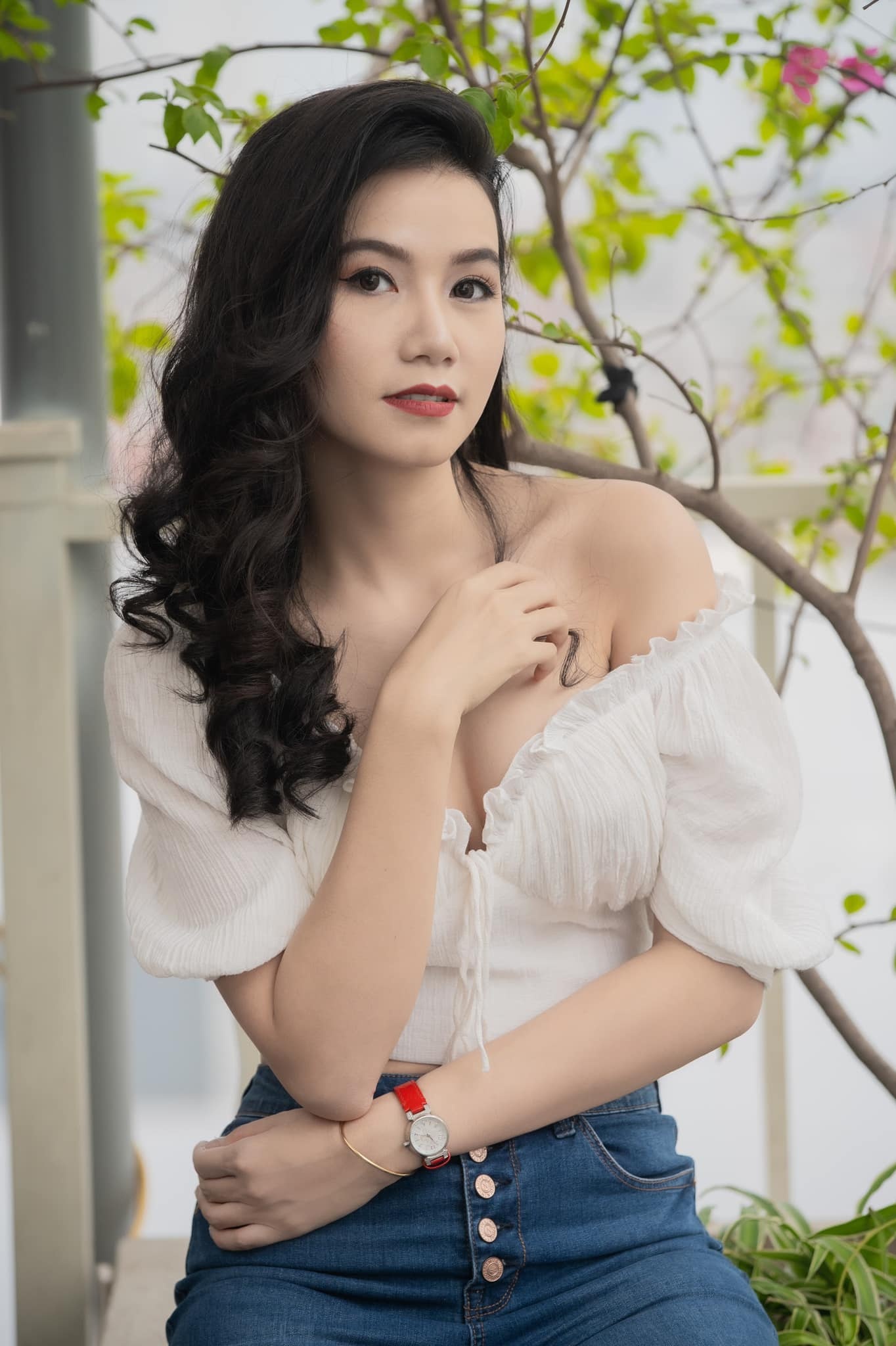 hoa hong tren nguc trai anh 14