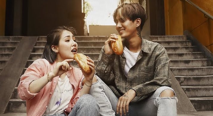 Dat G va ban gai lap thanh tich tot tren BXH Vpop nho 'Banh mi khong' hinh anh