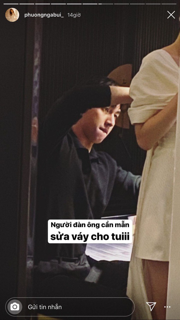 bình an sửa váy cho phương nga ảnh 1 binh an sua vay cho phuong nga anh 1