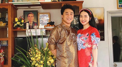 Ho Ngoc Ha, Hoa Minzy va loat sao Viet dang anh ben ban trai ngay Tet hinh anh