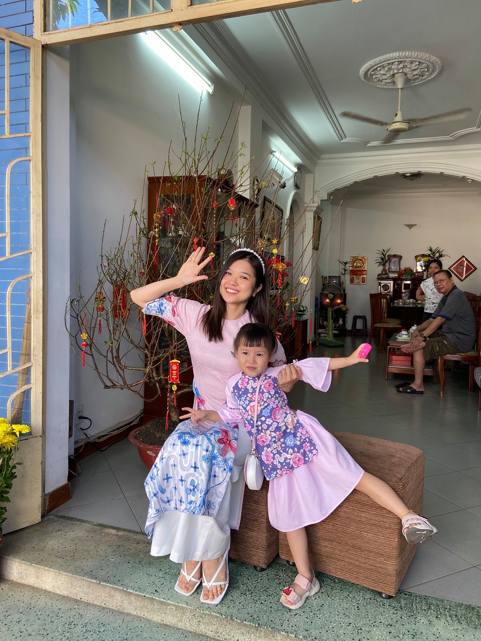 sao việt mặc áo dài ngày tết ảnh 12 sao viet mac ao dai ngay tet anh 12