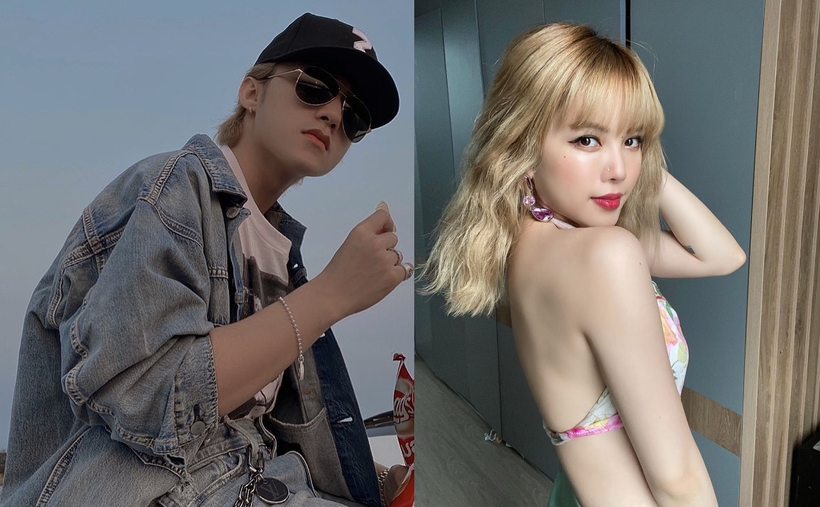 Son Tung M-TP va Thieu Bao Tram ben nhau mua dich hinh anh