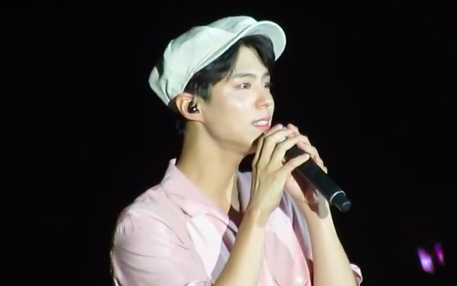 Park Bo Gum khoe giong hat khi the hien nhac phim 'May hoa anh trang' hinh anh