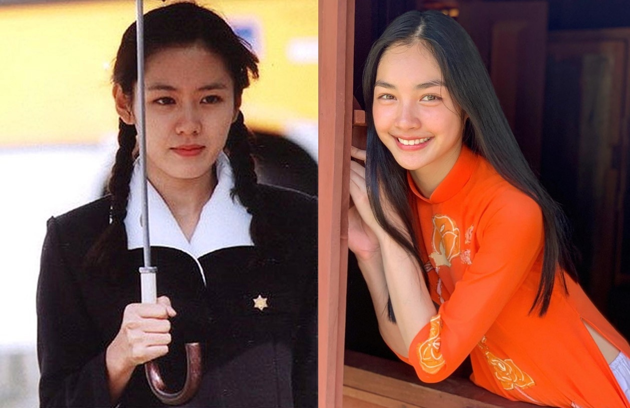 Ve dep tinh dau cua Son Ye Jin va my nu 9X phien ban Thai Lan hinh anh