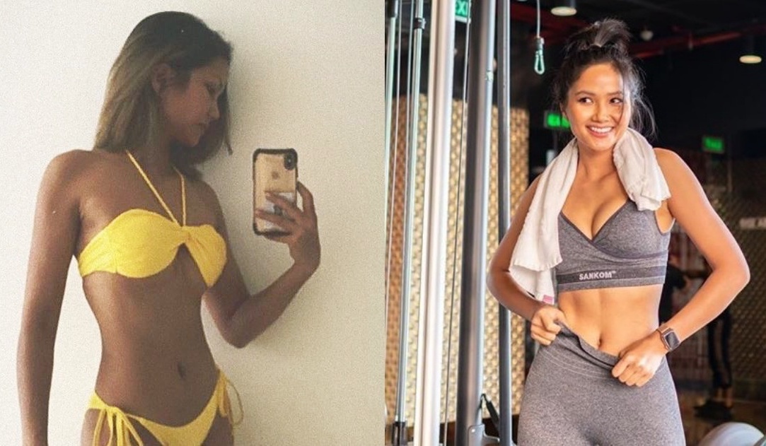 H'Hen Nie mac bikini khoe ket qua 10 ngay tap luyen, an kieng hinh anh