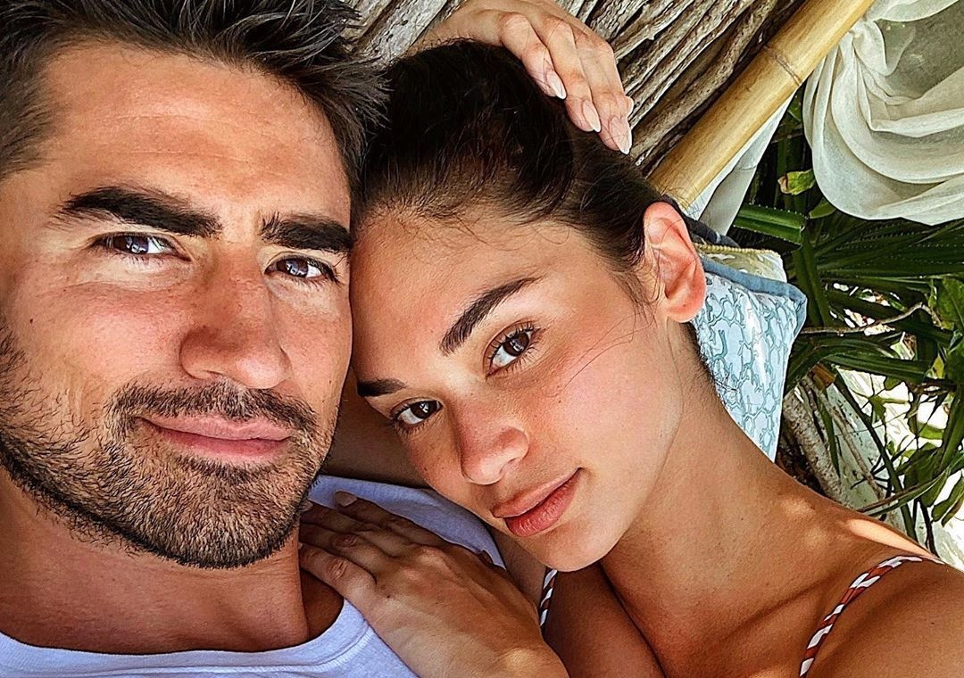 Hoa hau Hoan vu Pia Wurtzbach dang anh ban trai hinh anh