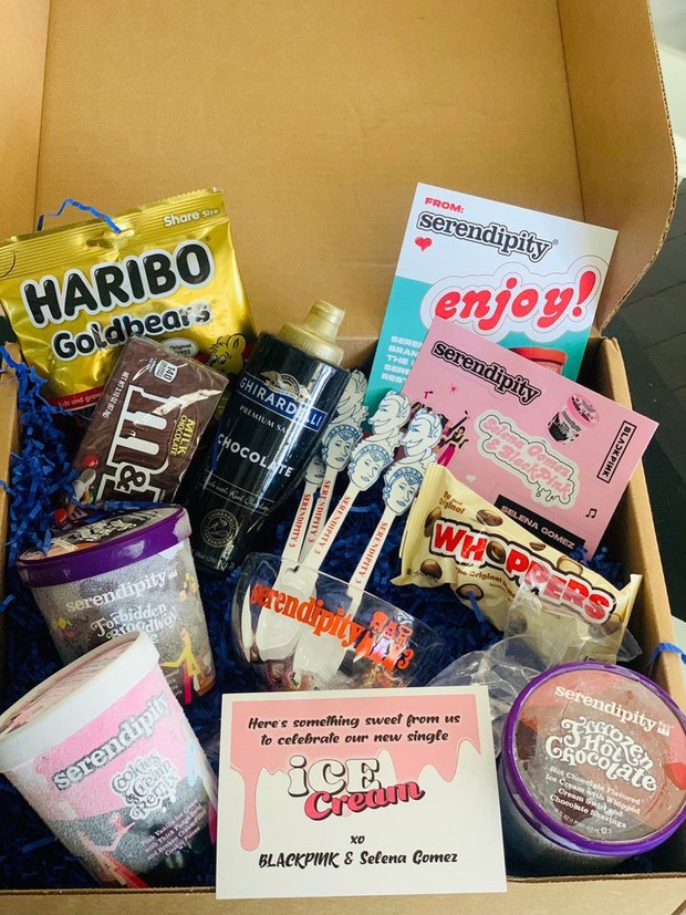 ice cream blackpink hop tac selena gomez anh 2