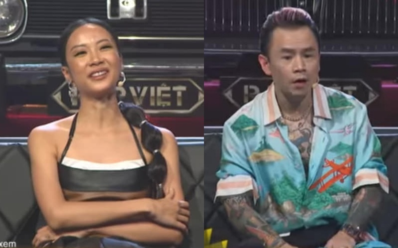 Trang phuc vong But pha cua huan luyen vien Rap Viet hinh anh