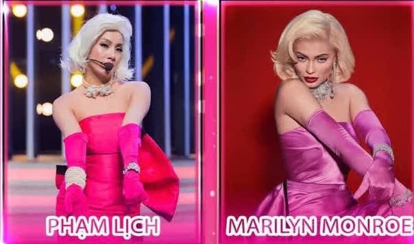 Guong mat than quen 2020 nham Kylie Jenner thanh Marilyn Monroe hinh anh