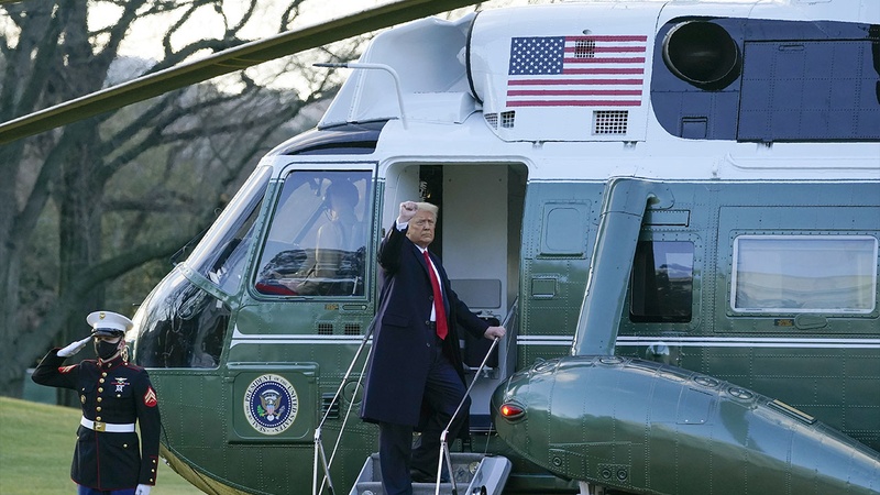 donald trump rời nhà trắng  ảnh 2 donald trump roi nha trang anh 2