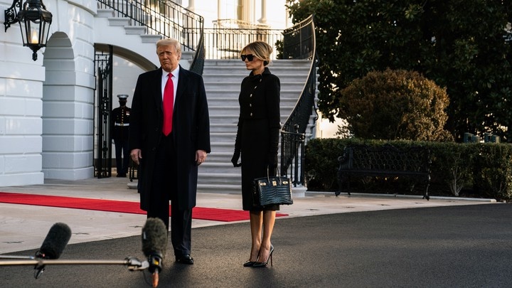 donald trump rời nhà trắng  ảnh 1 donald trump roi nha trang anh 1