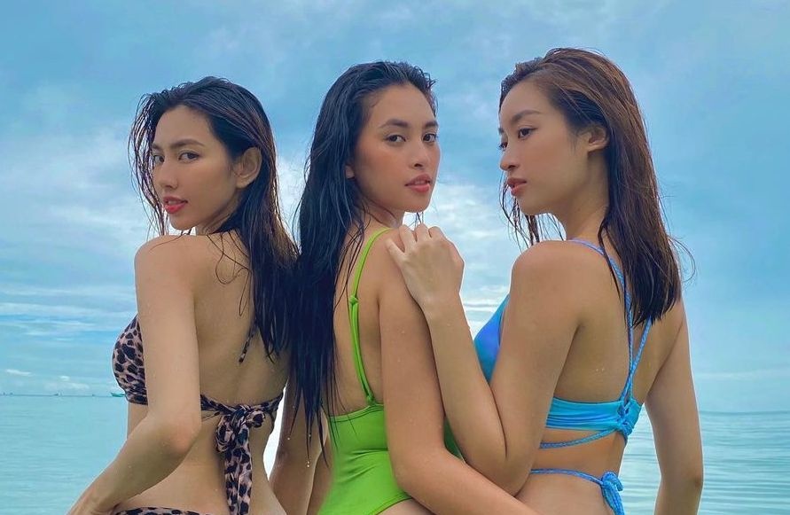 Hinh anh khac biet cua Tieu Vy, Do My Linh khi het nhiem ky hoa hau hinh anh