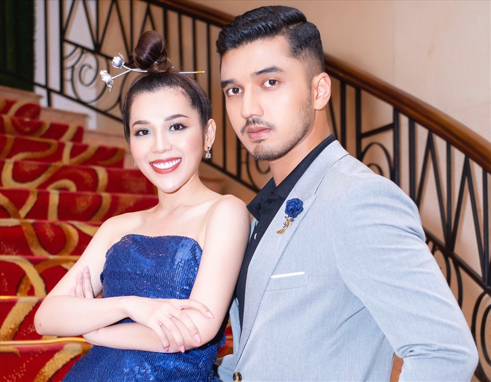 Ca si Kieu Oanh va rapper Quan Lee song thu sau show hen ho hinh anh