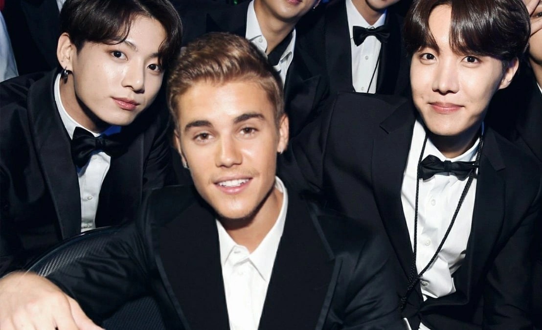 Justin Bieber hop tac voi BTS hinh anh