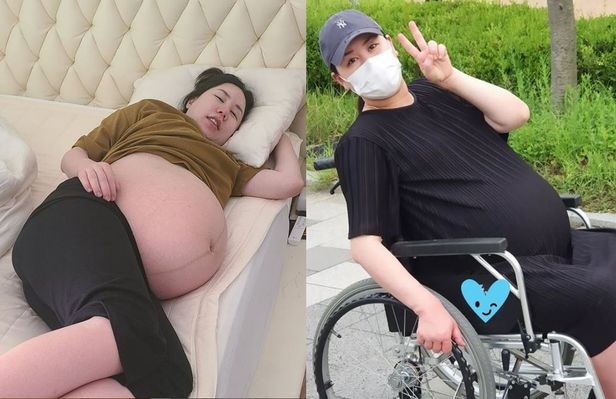 dien vien han ngoi xe lan khi mang thai anh 1