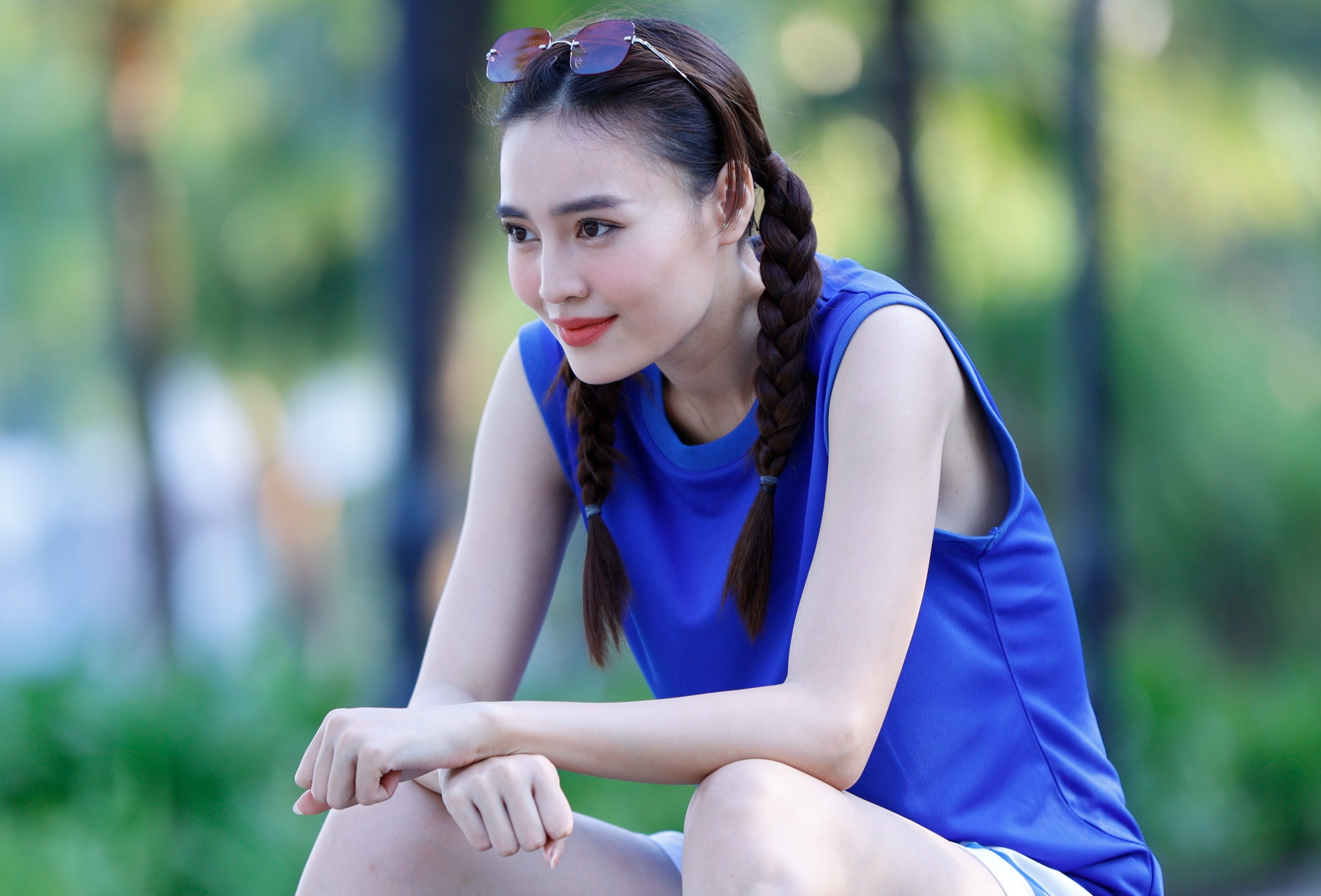 Nhom nghe si phai tap the luc de quay Running Man hinh anh