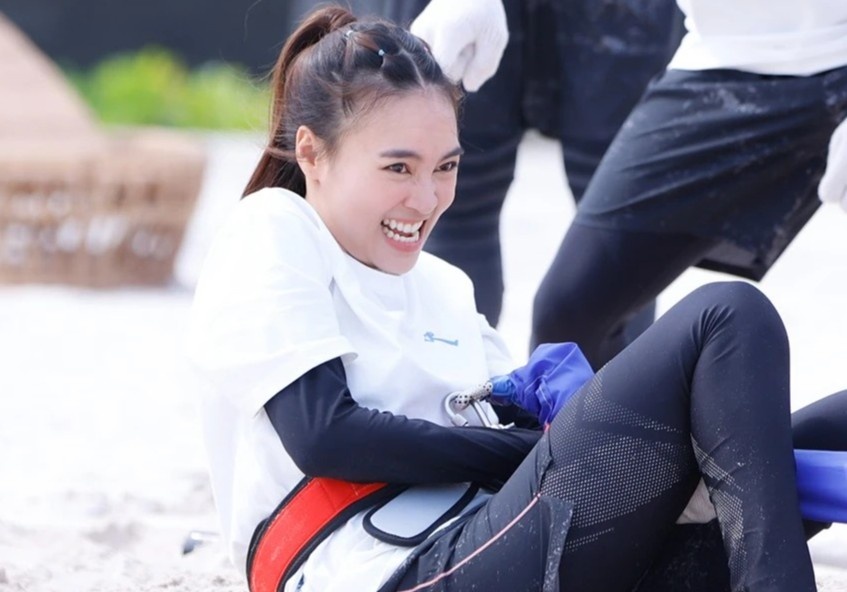 Vai tro cua Lan Ngoc o Running Man mua hai hinh anh