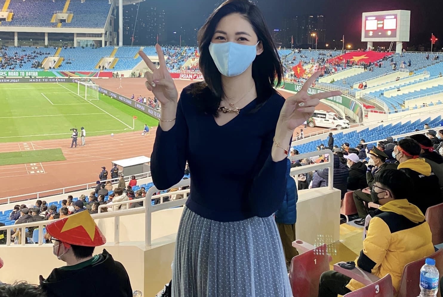 Nghe si vo oa khi tuyen Viet Nam thang dam truoc Trung Quoc hinh anh