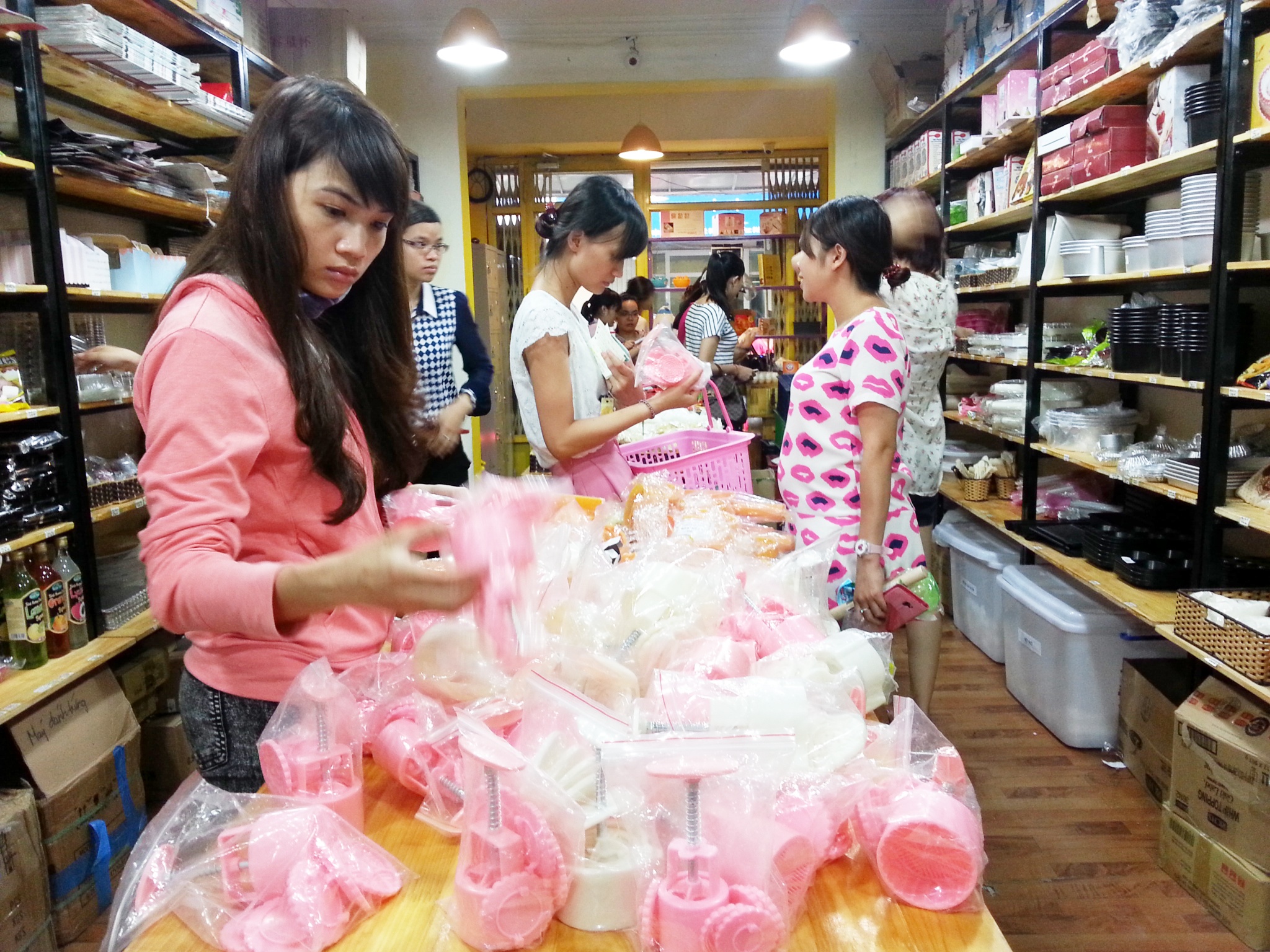 'Sot' khuon, nguyen lieu lam banh trung thu handmade hinh anh