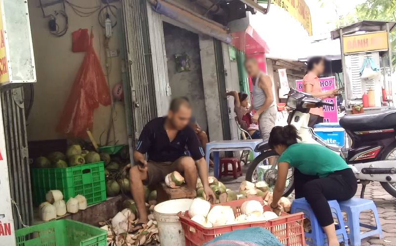 Cong nghe tay trang dua tuoi o Ha Noi hinh anh