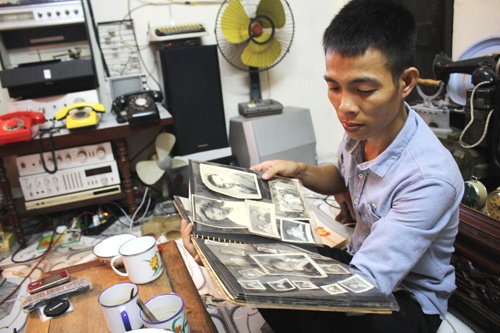 Anh Thuận hy vọng có dịp sẽ trao lại cuốn album cho gia đình trong ảnh.