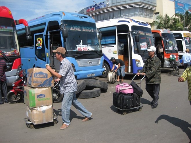 Gia ve xe Tet tai TP.HCM di cac tinh se tang 20-60% hinh anh