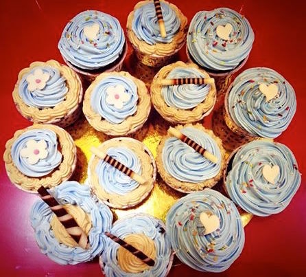 Những chiếc bánh cupcake có vị đặc trưng được khách hàng tại đây thích thú. Ảnh: Ngọc Lan.