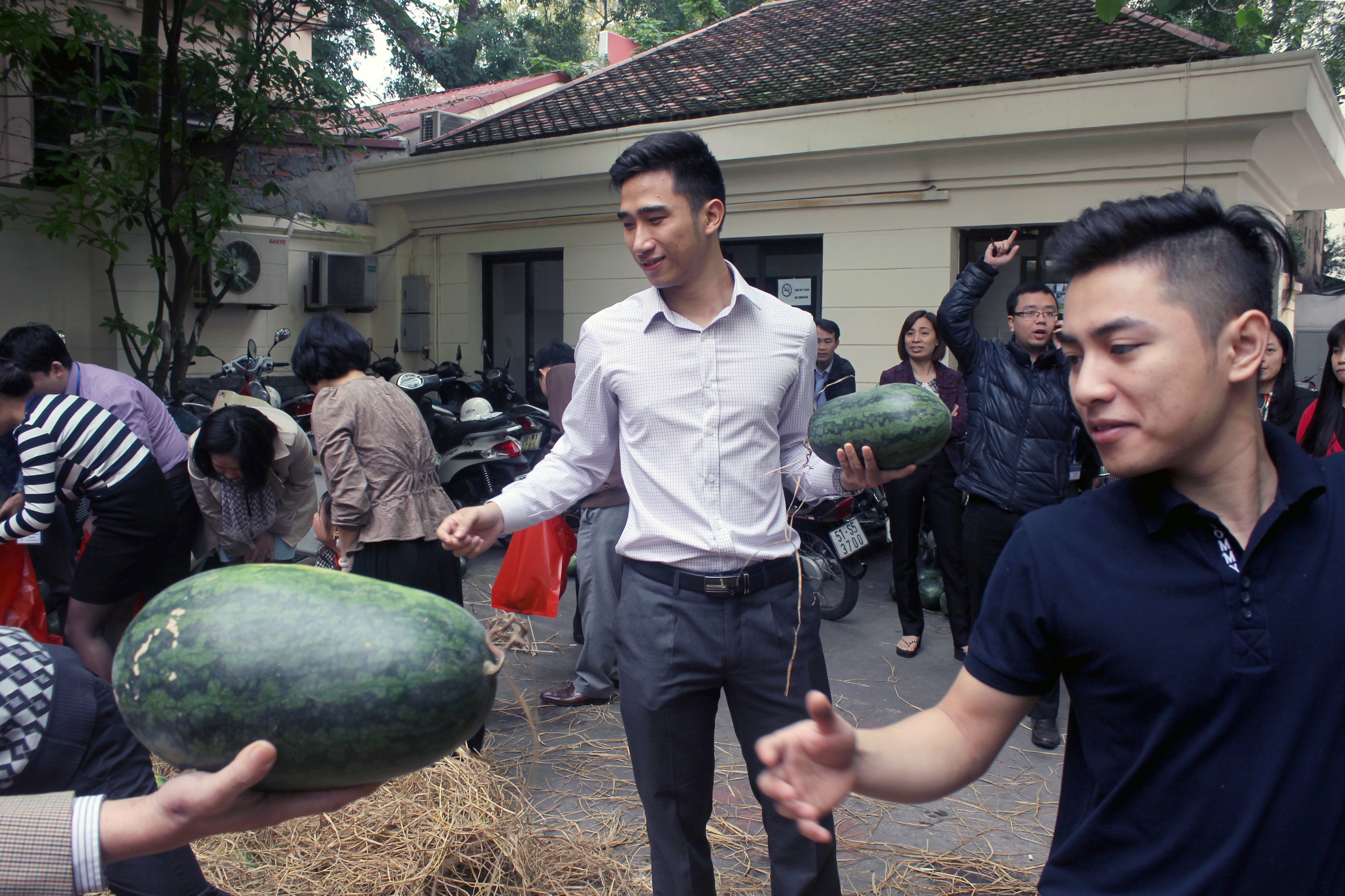 Bo Cong Thuong mua 14 tan dua ung ho nong dan mien Trung hinh anh