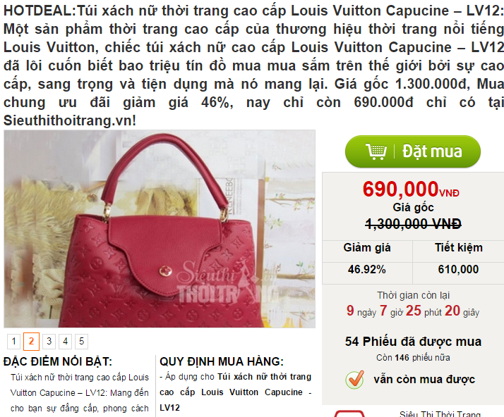 'Hang hieu' gia vai tram nghin dong ban tran lan tren mang hinh anh