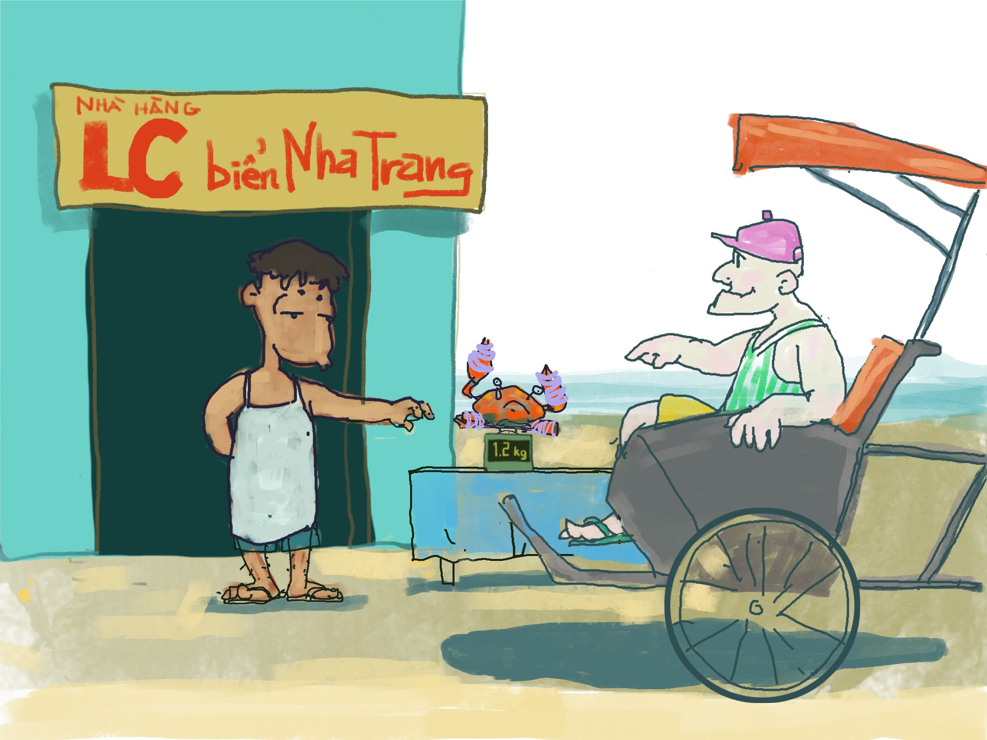 Hi hoa: Chat chem khach bang cua buoc day, bua an 22 trieu hinh anh