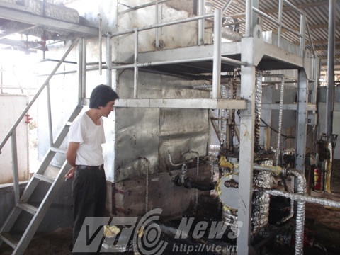 Hệ thống máy biến rác thải thành chất đốt cực kỳ phức tạp.